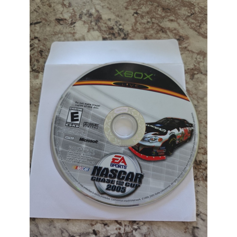 NASCAR 2005: Chase for the Cup (Xbox, 2004) DISC ONLY